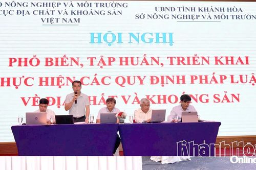 Hội nghị phổ biến, tập huấn Luật Địa chất và khoáng sản
