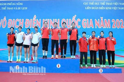Ninh Bình giành 2 Huy chương Vàng tại Giải Điền kinh vô địch Quốc gia 2025