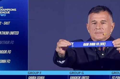 AFC Champions League Two 2025/26: Nam Định chạm trán Gamba Osaka, Công an Hà Nội cùng bảng Beijing FC
