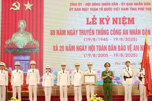 Phú Thọ: Trang trọng tổ chức Lễ kỷ niệm 80 năm Ngày truyền thống Công an nhân dân