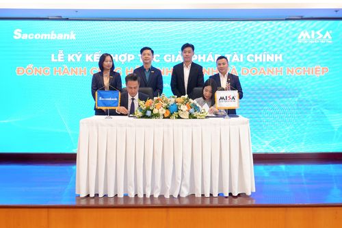 Sacombank hợp tác cùng Misa cung cấp giải pháp tài chính toàn diện cho cá nhân, hộ kinh doanh và doanh nghiệp
