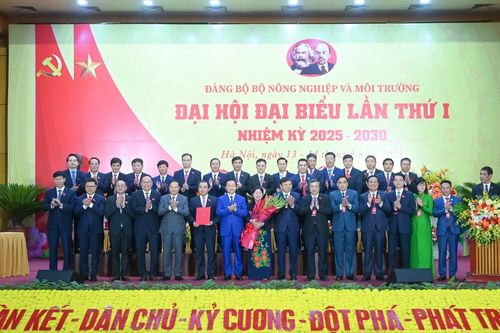Đại hội Đảng bộ Bộ Nông nghiệp và Môi trường lần thứ I