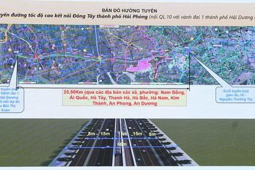 Hải Phòng: Sắp có tuyến đường tốc độ cao kết nối khu vực Đông - Tây thành phố