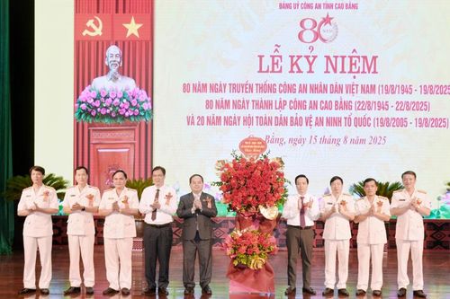 Lễ kỷ niệm 80 năm Ngày truyền thống Công an nhân dân Việt Nam và 20 năm Ngày hội Toàn dân bảo vệ an ninh Tổ quốc
