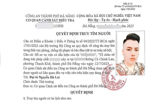 Truy tìm nghi phạm liên quan vụ hiếp dâm, tổ chức sử dụng ma túy ở Đà Nẵng