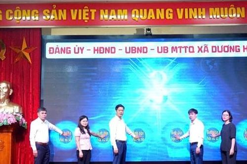 Xã Dương Hòa thành lập 46 tổ chuyển đổi số cộng đồng