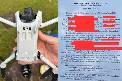 Nam thanh niên bay flycam trái phép tại sự kiện đặc biệt quan trọng ở Tuyên Quang