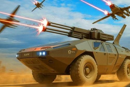 Xe tăng bắn 'đạn' laser