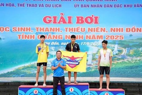 Khai mạc Giải bơi học sinh, thanh, thiếu niên, nhi đồng tỉnh Quảng Ninh năm 2025