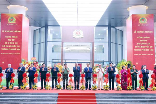 Tổng Bí thư Tô Lâm dự Lễ khánh thành Trụ sở Bộ Công an