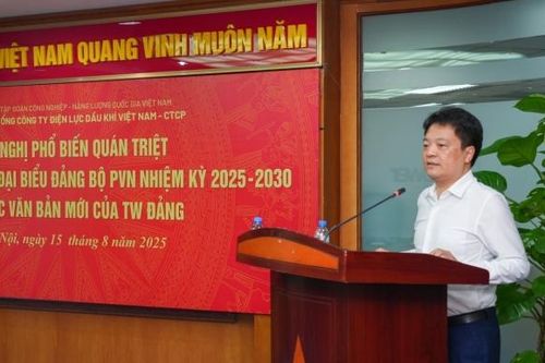 Đảng ủy PV Power quán triệt, triển khai thực hiện Nghị quyết Đại hội Đảng bộ Petrovietnam lần thứ IV và các văn bản mới của Trung ương