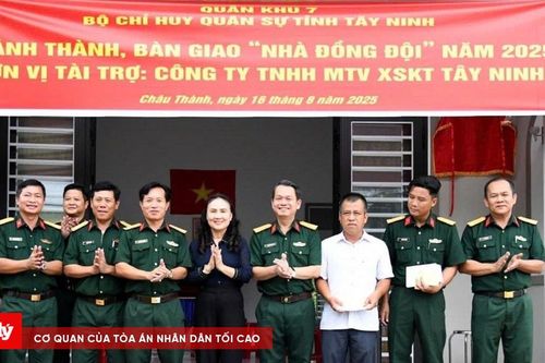Tây Ninh khánh thành, bàn giao 'Nhà đồng đội' cho quân nhân khó khăn