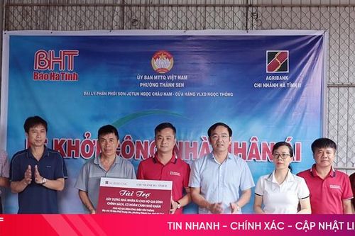 Khởi công nhà nhân ái thứ 43 thuộc chương trình Vòng tay nhân ái - Báo Hà Tĩnh