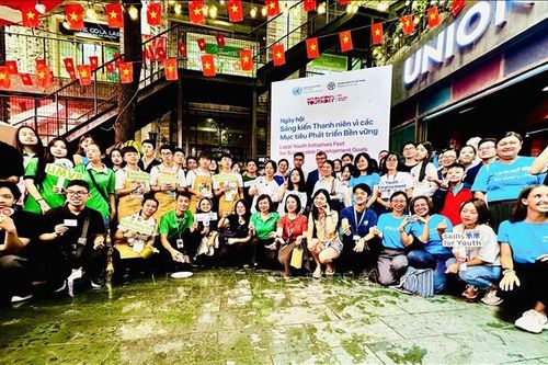 Sôi động Ngày hội Sáng kiến thanh niên vì các mục tiêu phát triển bền vững