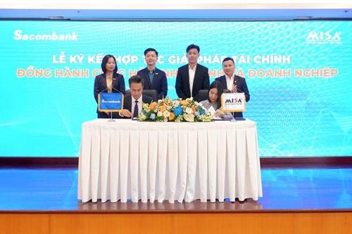 Sacombank liên kết MISA thúc đẩy số hóa tài chính doanh nghiệp