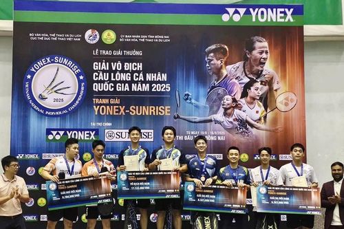 Lâm Đồng tiếp tục khẳng định vị thế tại Giải vô địch cầu lông cá nhân Quốc gia