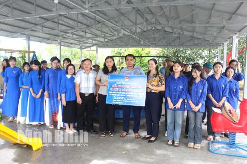 Khánh thành công trình thanh niên, điểm vui chơi tại thôn Kim Lũ xã Thanh Liêm