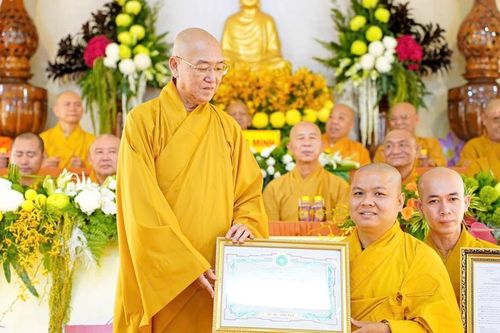 TP.Cần Thơ: Trao quyết định bổ nhiệm trụ trì chùa Liễu Thành (xã Vĩnh Thạnh)