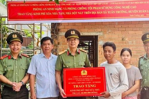 Công an Đồng Nai dựng mái ấm nghĩa tình, xóa nhà tạm cho người dân khó khăn