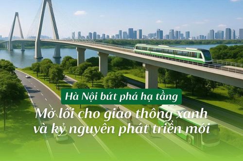 Hà Nội bứt phá hạ tầng: Mở lối cho giao thông xanh và kỷ nguyên phát triển mới