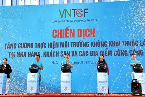 Phát động chiến dịch môi trường không khói thuốc lá