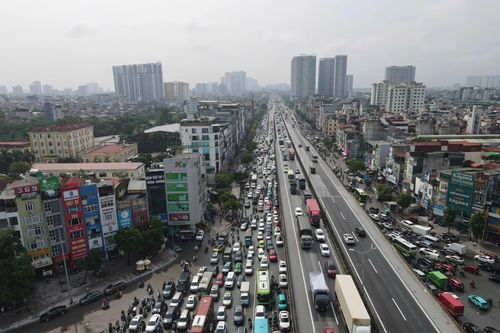 Hoàn thành sửa chữa toàn bộ khe co giãn đường vành đai 3 trên cao