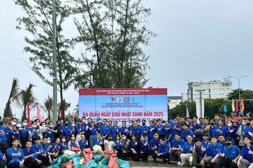 Đà Nẵng: Hơn 500 người làm sạch bãi biển du lịch