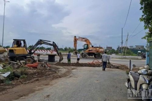 Hưng Yên: Khẩn trương thi công nút giao phát sinh tại đường vành đai phía nam theo kiến nghị của nhân dân
