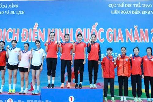 Đoàn vận động viên Ninh Bình giành 2 Huy chương Vàng tại Giải vô địch Điền kinh Quốc gia 2025