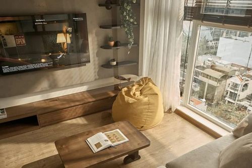 Không gian ấm cúng mộc mạc của căn hộ 62m2 hai phòng ngủ
