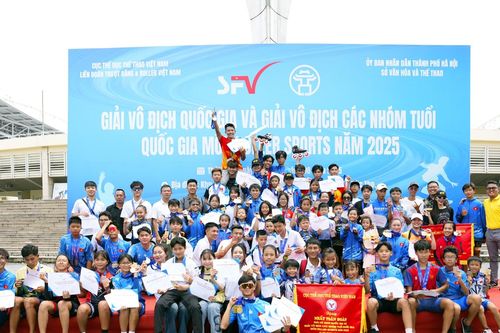 TPHCM 1 xếp nhất giải Roller Sport vô địch Quốc gia 2025