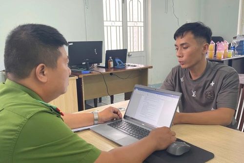 Công an phường Quy Nhơn Nam triệu tập thanh niên cưỡng đoạt tiền của 2 em nhỏ