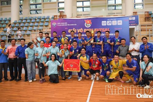 Bế mạc Giải vô địch futsal Đoàn Thanh niên UBND tỉnh lần thứ nhất