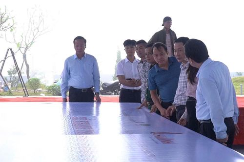 Chuẩn bị cho lễ khánh thành dự án Nhà máy điện gió Hải Anh