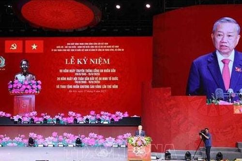 Diễn văn của Tổng Bí thư Tô Lâm tại Lễ kỷ niệm 80 năm Ngày truyền thống Công an nhân dân và 20 năm Ngày hội toàn dân bảo vệ an ninh Tổ quốc