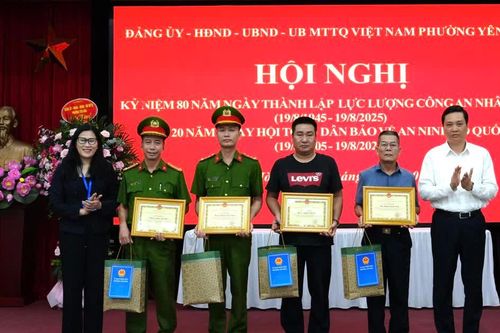 Công an phường Yên Hòa phát huy cao độ tinh thần trách nhiệm