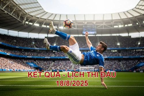 Lịch thi đấu và kết quả bóng đá ngày 18.8.2025