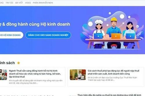 RA MẮT CỔNG THÔNG TIN THUẾ HỖ TRỢ DOANH NHÂN