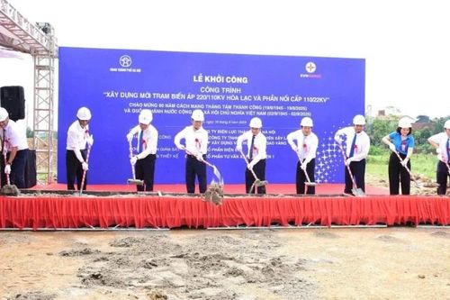 Khởi công hai trạm biến áp trọng điểm phía tây Hà Nội