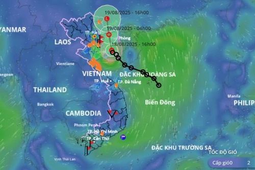 Áp thấp nhiệt đới giật cấp 9, chỉ còn cách đặc khu Bạch Long Vĩ khoảng 50km