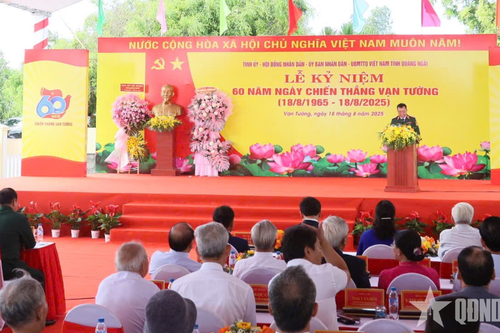 Tỉnh Quảng Ngãi kỷ niệm 60 năm Ngày Chiến thắng Vạn Tường