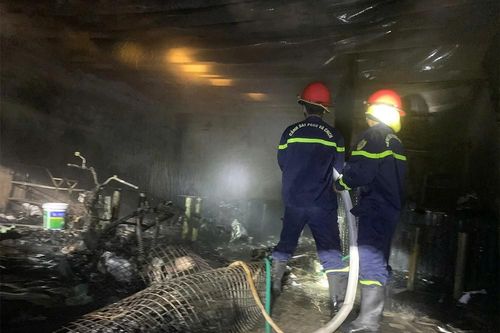 Cháy quán cà phê ở Phú Thọ, nhiều tài sản bị thiêu rụi