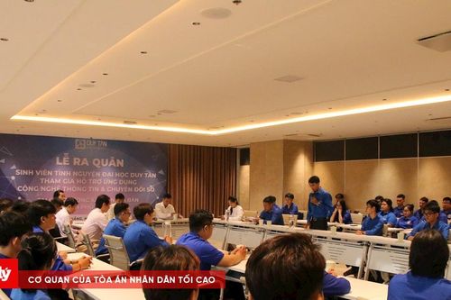 Hơn 100 sinh viên CNTT ra quân đồng hành cùng chính quyền cơ sở