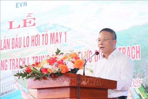 Lễ đốt dầu lần đầu Lò hơi Tổ máy số 1 tại Dự án Nhà máy nhiệt điện Quảng Trạch I