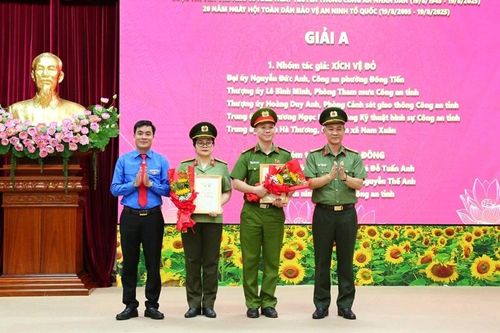 Tổng kết và trao giải cuộc thi tìm hiểu 80 năm Ngày truyền thống Công an Nhân dân