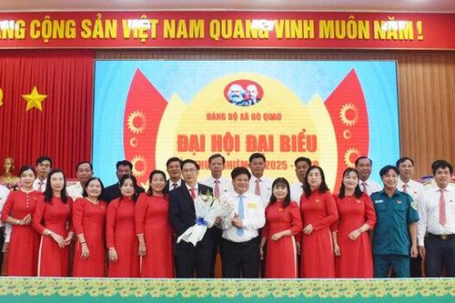 Đại hội đại biểu Đảng bộ xã Gò Quao lần thứ I, nhiệm kỳ 2025 - 2030