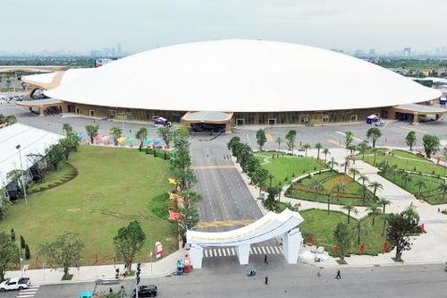 Gấp rút hoàn thiện các gian trưng bày tại Triển lãm kỷ niệm 80 năm Quốc khánh 2/9
