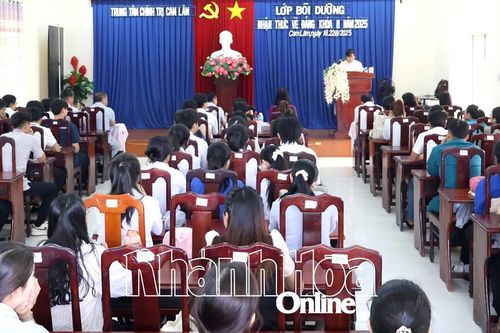 116 học viên được bồi dưỡng nhận thức về Đảng