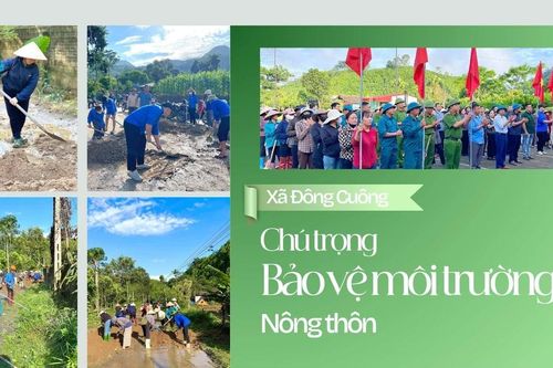 Đông Cuông chú trọng bảo vệ môi trường nông thôn