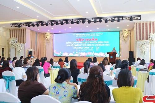 Tập huấn nâng cao năng lực chuyên môn cho giáo viên mầm non